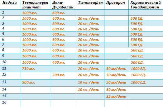 Нандролон (Дека-дураболин, Ретаболил) - курс